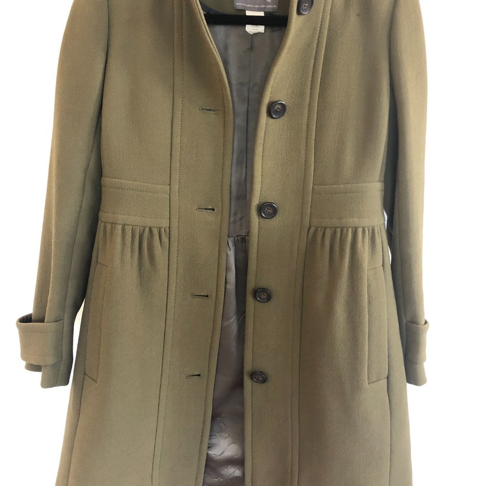 J.Crew "Coletta" Wool Statement Top Coat with Thinsulate lining